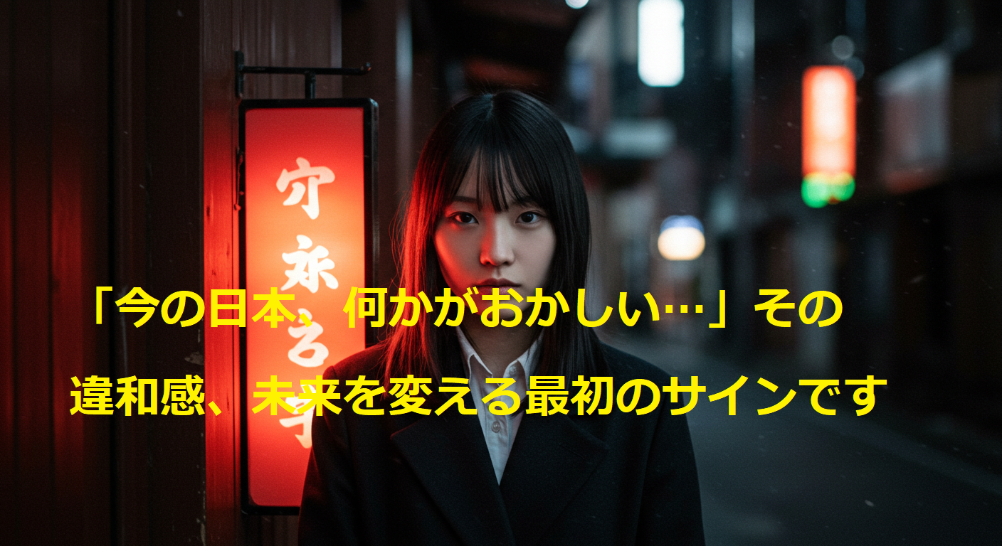 日本 おかしい, 未来 不安